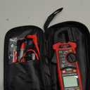 KAIWEETS Digital Clamp Meter Multimeter with D-Shaped Jaw for AC/DC Current & Voltage, Auto-ranging 4000 Counts Voltage Tester with Flashlight Backlight, Measuring Temperature Continuity Diode NCV