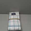 Premium Kitchen Towels (20”x 28”, 6 Pack) | Large Cotton Dish Towels | Flat & Terry Highly Absorbent Kitchen Linen Set with Hanging Loop | Teal Check