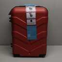 TILYMOL Hardside Carry On Luggage 22x14x9 Airline Approved with Spinner Wheels, 20-inch Carry-On Suitcase for Women & Men, Red