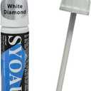 SYOAUTO White Diamond NH603P Touch Up Paint Fit for Honda Auto Touch up Paint Scratch Repair Pen Brush and Tip 2 in 1 White Diamond