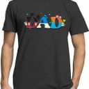 MNLYBABY Mom and Dad Shirt Strawberry Family Matching Tshirt Cute Party Short Sleeve Top for Birthday Girl (Gray, L)