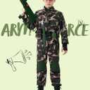 Spooktacular Creations Army Costume for Boys, Kids Military Costume, Camo Special Forces Outfit for Kids Halloween Cosplay (XX-Large (14-16 yrs))