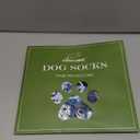 EXPAWLORER Anti Slip Dog Socks to Prevent Licking Paws, Dog Shoes for Hot Pavement, Dog Booties for Small Medium Large Senior Dogs, Traction Control Boots & Paw Protectors for Hardwood Floors (Medium (4 Count), Blue)