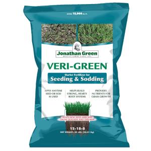 Jonathan Green (16008) Veri-Green Starter Fertilizer for Seeding & Sodding - 12-18-8 Starter Lawn Fertilizer (15,000 Sq. Ft.)