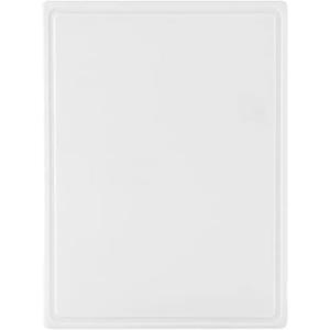 FARBERWARE Extra-Large Plastic Cutting Board, 15x20 Inch Dishwasher-Safe Chopping Board with Juice Groove, Non-Slip Surface, Durable, White, 20.1"L x 15"W