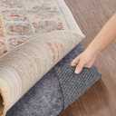 Veken Non Slip Cushioned Runner Rug Pad Gripper 2 x 12 Ft, Felt and Silicone Backing, 1/8 inch Thick Carpet Liner for Hardwood Floors and Finishes, Under Area Rugs Anti Skid Mat, Keep Rugs in Place