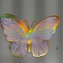 Geyee 10 Pcs Large Butterfly Centerpieces for Tables Butterfly Party Decorations 3D Paper Table Toppers Centerpieces Wall Decor for Birthday Baby Shower Wedding Party Supplies(Purple)