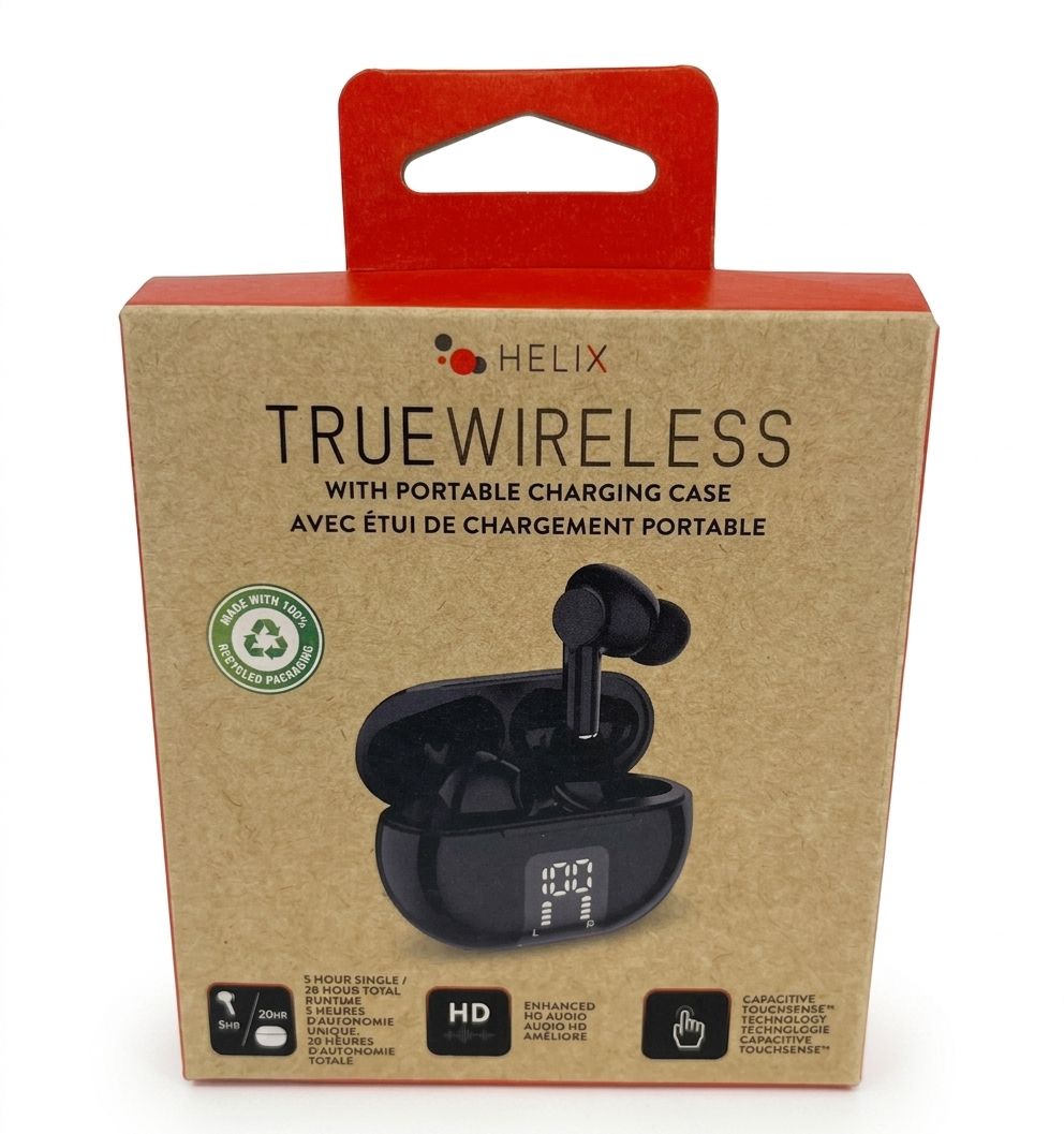 Helix TW Buds Digital Read Black