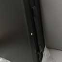 Folding Picnic Table with Storage Net, Matte Black Aluminum Folding Table 35" x 16", Adjustable Height Max 27.5", Lightweight Portable for Camping Travel Grill Indoor