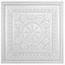 Art3d Drop Ceiling Tiles, Glue up Ceiling Tiles, 2'x2' Plastic Sheet in White (12-Pack, 48 Sq.ft), 24"x24"