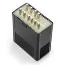 10 Pin Fuel Pump Relay 0035452505 for Mercedes Benz 1985-1993 190E, 1987-1989 260E, 1986-1991 560SEC 560SEL, 1988-1989 300CE 300TE, 1988-1991 300SE 300SEL, 1986-1992 300E, 1986-1989 560SL # RY515