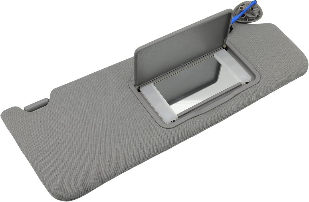 Right Passenger Side Sun Visor 83230TG7A12ZB for Honda Pilot 2017-2022, Honda Ridgeline 2018-2023 Sun Shade with Lighted Replaces # 83230-TG7-A12ZB (Gray)