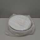 Dimmable LED Wood Flush Mount Ceiling Light Fixture 3000-6000K Tunnable 12 Inch, 24W Modern Close to Ceiling Light, Bedroom Light for Kitchen, Hallway, White, Type B 5CCT