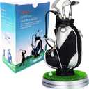 Golf Gifts for Men - Ideal Stocking Stuffers for Adults, White Elephant Gifts for Golfers, Dad, Him, Coworkers, Boss on Christmas & Birthday - Funny Golf Pen Holder, Home Office Decor Desk Accessories
