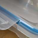 Snapware Total Solutions (4 Pack, 5.5 Cup) Plastic Food Storage Containers Set, Airtight & Leakproof Locking BPA-Free Lids Tupperware, Freezer Dishwasher Microwave Safe