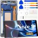 TFT for Samsung Note 9 Screen Replacement for Samsung Galaxy Note 9 LCD Digitizer for Samsung SM-N960 Touch Screen Display Assembly Repair Kits (with Frame) (Blue)