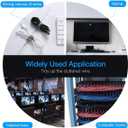 Double-Sided, Self Gripping Multi-Purpose Hook and Loop Fastening Tape 10 Yd/Roll, 0.5" Wide,Reusable (1/2'' x 10 Yards)