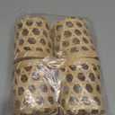 HOLIDYOYO 4Pcs Bamboo Tealight Candle Holders 3.15 Inch Woven Cup Holders for Rustic Home Decor Party Table Centerpiece Heat Resistant Coasters