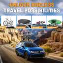 Zorik 300LBS Heavy Duty Roof Rack Cross Bars for VW Tiguan 2018-2026 & Taos 2022-2026 (with Side Rails, Not for Limited), Lockable Anti-Theft Aluminum Rooftop Cargo Bars with 2 Straps