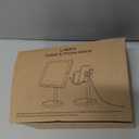 LISEN Cell Phone Stand Adjust for iPhone Phone Holder for Desk, Office Desk Accessories PC Gaming Gifts for Her Essentials Kitchen Gadgets Fit Telephone OtterBox Case Switch iPad Air Tablet 4-10 in (BLACK)