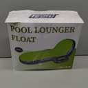 FindUWill Pool Floats Adult - Inflatable Large Pool Float Lounger with Cup Holder, Floating Pool Lounger Raft, Sunchill Tanning Float Pool Accessories Decor Floaties for Lake, Pool, Beach