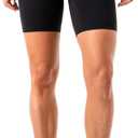 Lavento Women's All Day Soft Biker Shorts 3"/ 5"/ 7" - High Waisted Workout Gym Running Yoga Short, 8, Black