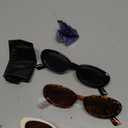 miyya Old Money Polarized Oval Sunglasses  2025 Edition, UV400 Protection, Feather-Light Fit & Trendy Colors (Black/Pearl/Tortoise)