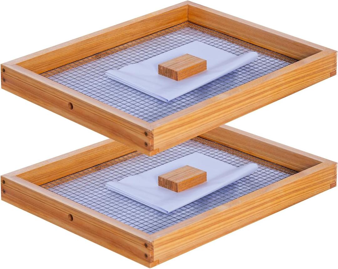 Honey Lake 10-Frame Beehive Candy Board for Langstroth Hives (2Pack)