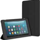 JETech Case for Amazon Fire 7 Tablet (7th Generation 2017 Release Only) Smart Cover with Auto Sleep/Wake (Black)