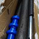 2PCS Trampoline Replacement Poles-Universal Trampoline Replacement Enclosure Pole Kit with Foam SleevesPole Caps & Hardware for 2 Installation Methods, Fits 8-16FT Straight Pole Trampolines Frame