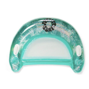 Justice Pool Chair Float Ergonomic Backrest for Upright Seating w/ Handles Teal