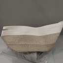 Extra Large Cotton Rope Storage Basket with External Handles Foldable Woven Organizer for Laundry Toys Blankets and Sundries in Living Bedroom Nursery, 2Pct