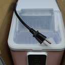 Igloo Self-Cleaning Countertop Ice Maker - Compact and Portable - Creates 26 lbs. Per Day, 8 Pieces Ready Every 7-8 Minutes - Includes Ice Scoop and Basket - Pink