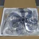 ZMISHIBO Ceiling Fans with Lights and Remote, 19.7'' Low Profile Ceiling Fan, 3000-6000K Dimmable Modern Flush Mount LED Fan Light, 6 Wind Speeds, Brown Fandelier Ceiling Fans for Bedroom