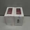 2 x MEEDEE Rust Velvet Ribbon 1 Inch Single Face Nylon Velvet Ribbon 2 Rolls 20 Yards Rust Red Ribbons for Christmas Tree, Gift Wrappig, Rustic Wreath, Velvet Bow Making, Floral Bouquet, Home Decor