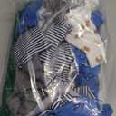 Simple Joys by Carter's Baby Boys' Long-Sleeve Bodysuit, Pack of 5, Blue/ Grey/ White, 0-3 Months