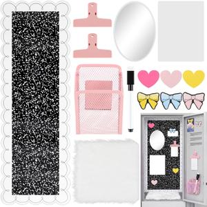 SiliFine 14 Pcs Locker Accessories Kit for Girls