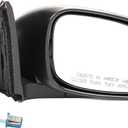 Dorman 955-1603 Passenger Side Power Door Mirror - Folding Compatible with Select Infiniti Models, Black