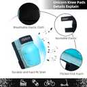 Nattork Knee Pads for Kids Youth AudltKnee and Elbow Pads with Wrist Guards 6 in 1 Protective Gear Set for Skateboard, Roller Skate, Inline Skates, Cycling and Scooter Boys Girls (M-Teens and Adults, Teal)