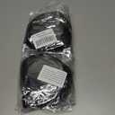 Sucrain 2 Pack Earmuffs For Winter,Unisex Foldable Cold Weather fleece Earmuffs Adjustable Behind The Head Ear Warmers (Navy Blue + Black)