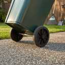 Operitacx Trash Can Wheels Replacement Kit, 2 Wheels & 22" Axle