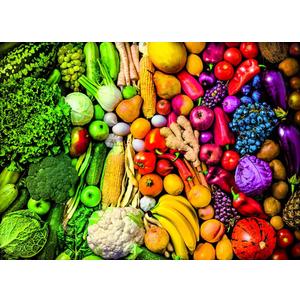RoseArt - Kodak Premium - Rainbow Superfoods - 1500 Piece Jigsaw Puzzle for Adults