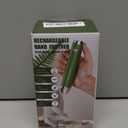 Maestri House Rechargeable Milk Frother with Stand, LunaFro Handheld Electric Foam Maker Waterproof Detachable Stainless Steel Whisk Drink Mixer Foamer for Lattes, Cappuccino (Black)