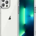 JETech Case for iPhone 13 Pro Max 6.7-Inch, Non-Yellowing Shockproof Phone Bumper Cover, Anti-Scratch Clear Back (Clear)
