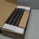 Stair Railing Indoor Metal Hand Rails for Indoor Stairs 1.5" Pipe Aluminum Wall Mounted Outdoor Handrail for Steps Black Industrial Handrail for Stairs 8ft
