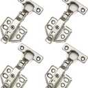 4 Pcs 26mm Soft Close Cabinet Hinge 90-110 Degree Full Overlay Kitchen Door Hinge Concealed Kitchen Cupboard Hinges Cupboard Door Hinges with Screws