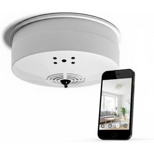 1080P Smoke Detector Camera WiFi Security Cam with Night Vision