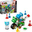 LEGO Super Mario: Mario Kart Yoshi Bike - Building Toy Set for Kids, Boys and Girls, Ages 7+ - Mario Kart Toy for Fans with Blue Yoshi - Gift Idea for Birthdays - 72031