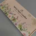 Colored Taper Candles Spiral Candle Sticks for Religious and Spiritual Settings,Unscented Pastel Candle for Holiday,Home Decoration,10inch,12 Pack(E,12colored)