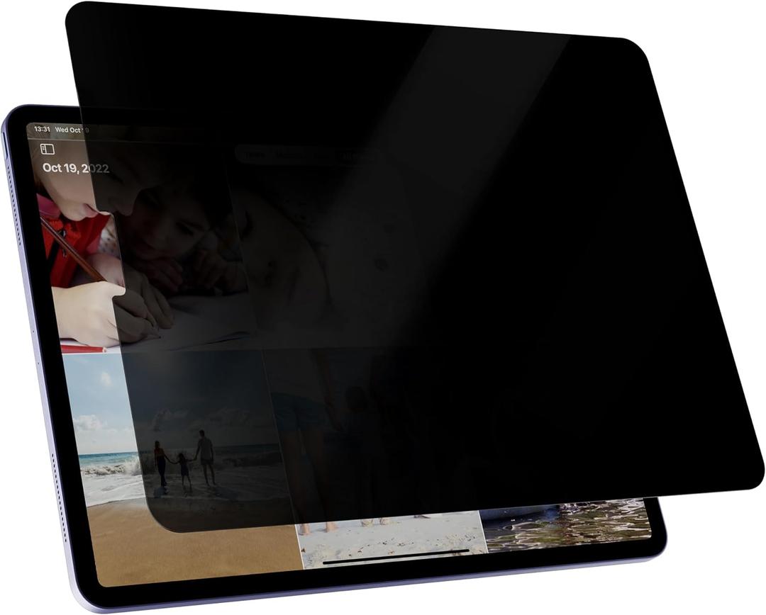 Privacy Screen Protector for iPad Air 5th/4th Gen & iPad Pro 11 (2018/2020/2021/2022), Anti Glare Blue Light Spy Filter Private Cover, High Sensitive Bubble-Free Black Security Screen